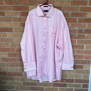 Bruno Conte Pink Men’s Dress Shirt 20 1/2 36/37